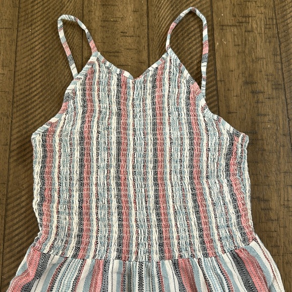 Angie Colorful Sleeveless Strappy Back Romper Women's Size Small - Picture 2 of 5